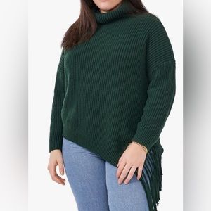 🌟🌟NWT🌟🌟 Vince Camuto Woman’s Asymmetric Knit Turtleneck Sweater Size XXL